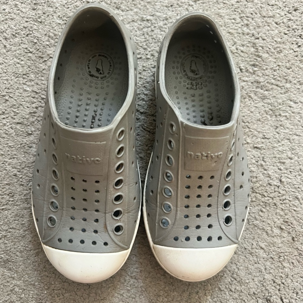 Gray Native Shoes Toddler 10